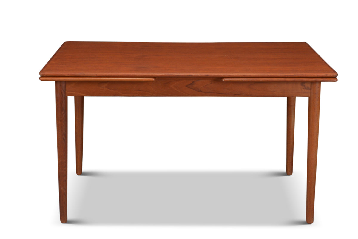 DANISH DRAW LEAF DINING TABLE IN TEAK - Main Image
