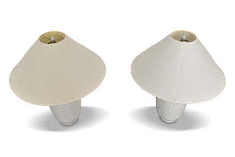 PAIR OF POST MODERN TABLE LAMPS BY SUNSET