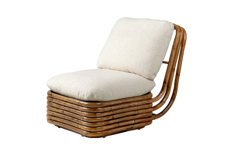 Bohemian 72 Lounge Chair, Lupo Special Diagonal Bouclé 007