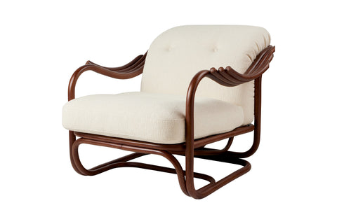 Poltrona Tria Lounge Chair - Bouclé, GUBI (001, Standard)