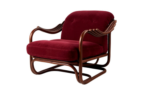 Poltrona Tria Lounge Chair - Fustagno, GUBI (006, Standard)
