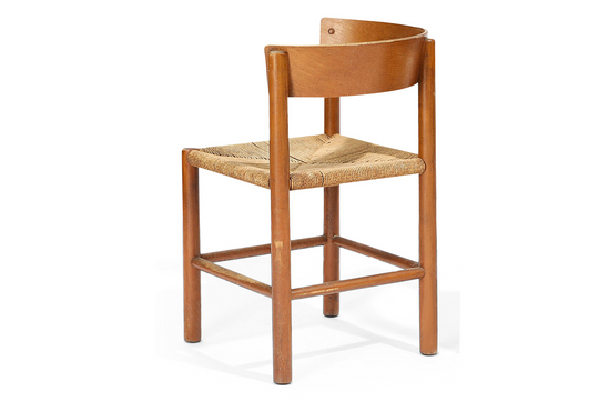 MODEL 4216 BEECH + PAPERCORD DINING CHAIR BY MOGENS LASSEN