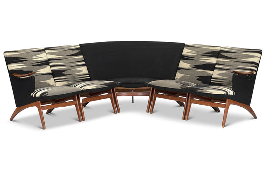 "VARIA" FIVE PIECE MODULAR SOFA BY GERHARD BERG