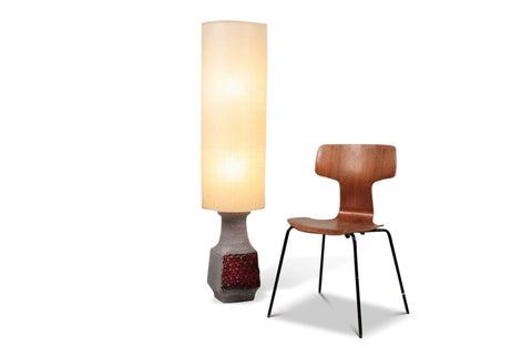 1960s CERAMIC FLOOR LAMP BY BAY CERAMICS