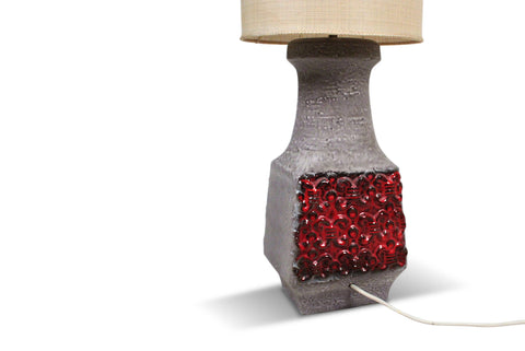 1960s CERAMIC FLOOR LAMP BY BAY CERAMICS