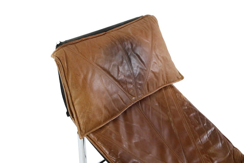 TORD BJÖRKLUND "SKYE" LOUNGE CHAIR IN PATINATEAD LEATHER