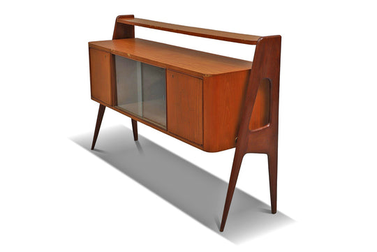 1950s ITALIAN ATOMIC SIDEBOARD IN THE MANNER OF VITTORIO DASSI