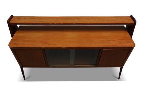 1950s ITALIAN ATOMIC SIDEBOARD IN THE MANNER OF VITTORIO DASSI