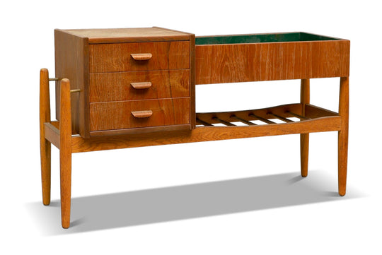 "SPECTRUM" HALLWAY STAND / PLANTER BY ARNE WAHL IVERSEN FOR IKEA