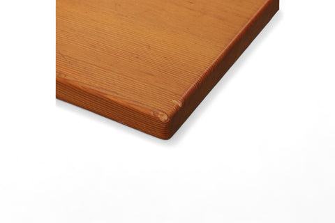 OREGON PINE + CANE HALL DESK WITH MIRROR