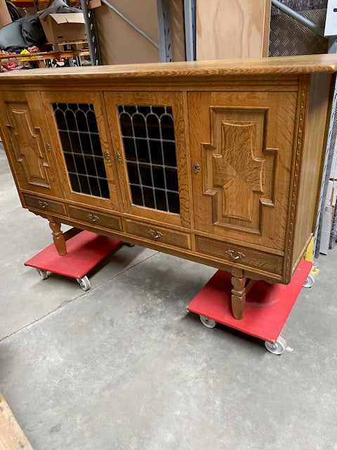 HIGH SIDEBOARD IN OAK BY HENNING KJAERNULF