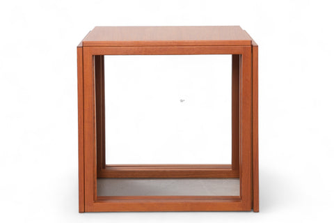 SET OF MODEL 33 KAI KRISTIANSEN CUBE NESTING TABLES IN TEAK