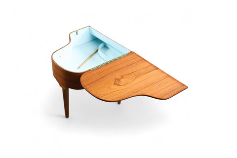 MINI GRAND PIANO JEWELRY BOX IN TEAK