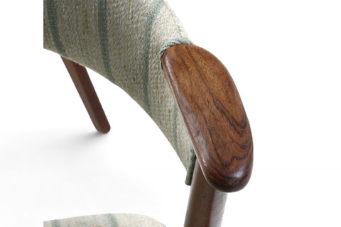 Kai Kristiansen Model 32 Chairs in Rosewood Armrest