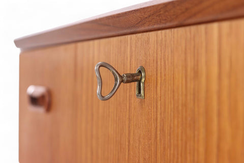 ARNE VODDER SIX DRAWER TEAK HIGHBOY DRESSER