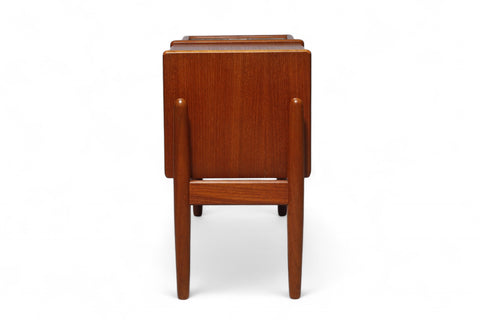 ARNE WAHL IVERSEN MODEL 36 PLANTER / HALLWAY CHEST IN TEAK Side view