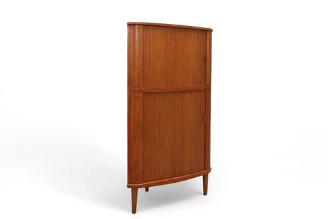 ARNE HOVMAND OLSEN TAMBOUR CORNER UNIT IN TEAK