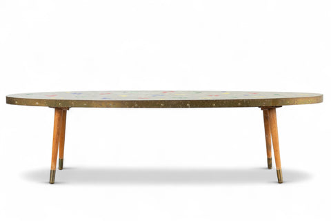 1950s MOSAIC COFFEE TABLE / FLOWER BENCH