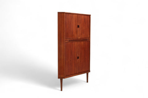DANISH MODERN CORNER BAR / CUPBOARD BY BORUP MØBELFABRIK