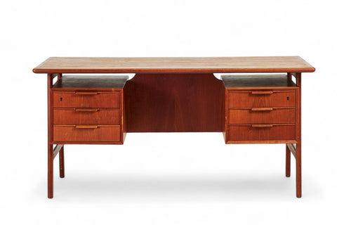 MODEL 75 WRITING DESK IN TEAK BY GUNNI OMANN