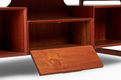 MODEL 75 WRITING DESK IN TEAK BY GUNNI OMANN