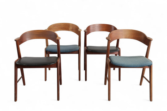 ON HOLD - SET OF FOUR KAI KRISTIANSEN MODEL 32 DINING CHAIRS IN TEAK