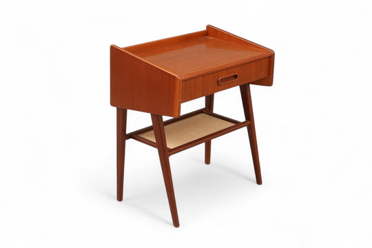 SWEDISH MODERN HALL STAND / NIGHTSTAND IN MAHOGANY