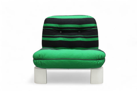 Space age armchair in teak by Carl-Henrik Spak