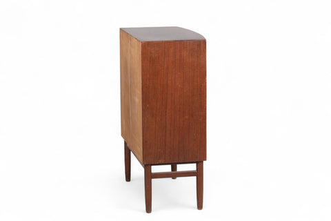 KAI KRISTIANSEN BOW FRONT ROSEWOOD HALLWAY CHEST