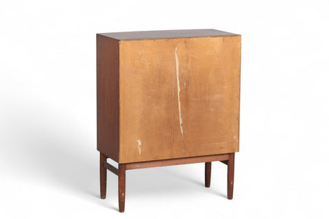 KAI KRISTIANSEN BOW FRONT ROSEWOOD HALLWAY CHEST