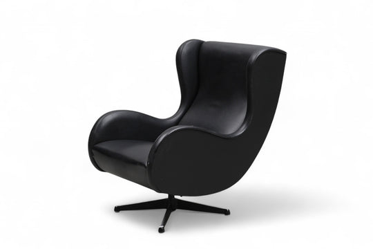 VINTAGE 1960s "MERCI" SWIVEL LOUNGE CHAIR BY IKEA