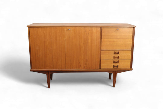 SVANTE SKOGH "ROSETTO" CREDENZA + BAR IN TEAK