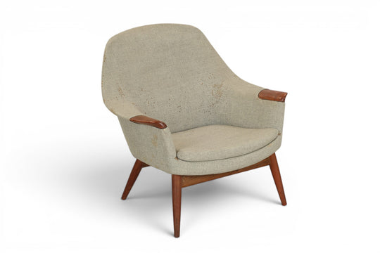 LOWBACK ORGANIC MODERN "MARINA" ARMCHAIR BY GERHARD BERG FOR STOKKE