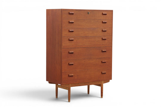 BØRGE MOGENSEN MASSIVE TEAK + OAK HIGHBOY DRESSER