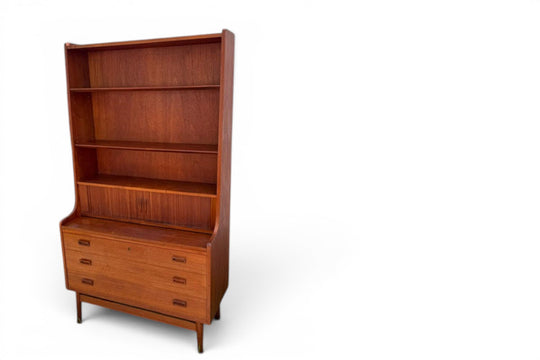 JOHANNES SORTH TEAK BOOKCASE / SECRETARY DESK