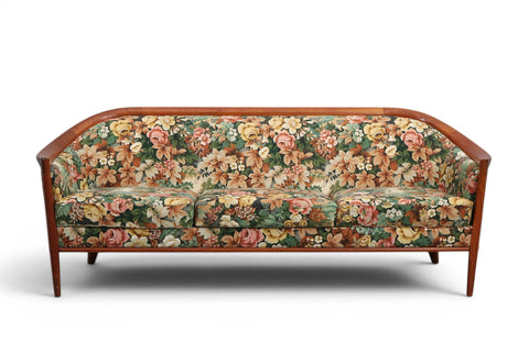 Side view of Bertil Fridhagen Aristokrat teak sofa — Broderna Andersson Sweden 1960s
