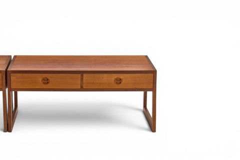 open cabinet interior - 1960s Swedish mid century teak wall cabinet pair
