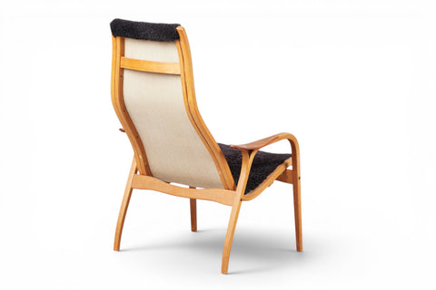 Lamino chair and ottoman - full side view together