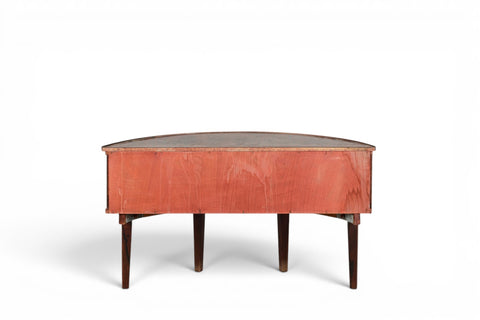 Interior view of hall cabinet with tambour doors open - 1960s 1970s Denmark mid century modern