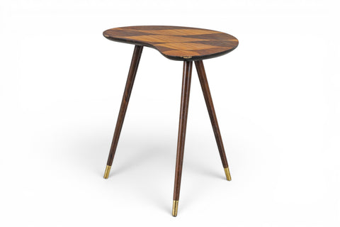 Model 166 side table top detail - 1950s Swedish scandinavian