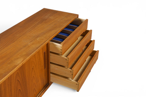 Nils Jonsson Trento sideboard angle view - 1960s Swedish scandinavian