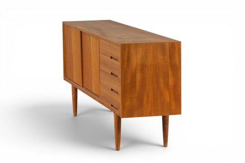 Trento sideboard top surface grain detail - 1960s Swedish mid century modern
