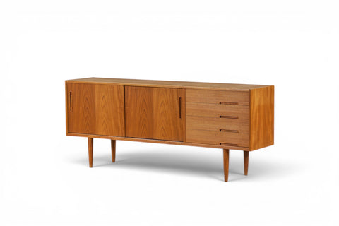 Nils Jonsson sideboard handle detail - 1960s Swedish scandinavian