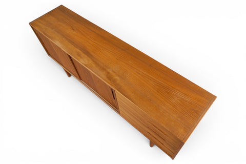 Teak sideboard side profile - 1960s Swedish mid century