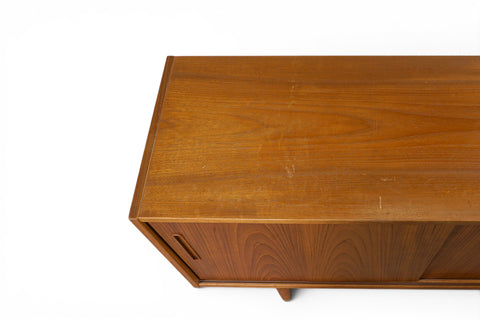 Trento sideboard full open doors view - 1960s Swedish mid century modern