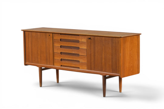 1960S NORWEGIAN TEAK SIDEBOARD BY BRØDERNA SØRHEIM