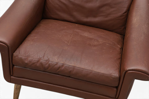 Matador armchair angled view - 1960s Danish mid century modern