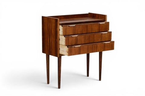 Rosewood chest side profile - 1960s Danish mid century modern