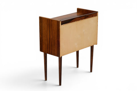 Rosewood chest top surface grain detail - 1960s Danish mid century modern