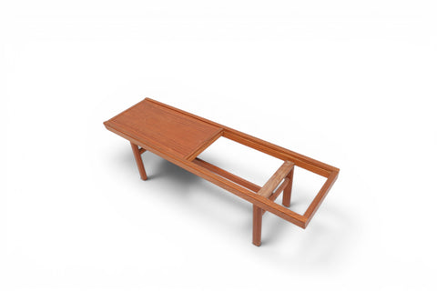 Multiflex bench side profile - Norwegian mid century modern